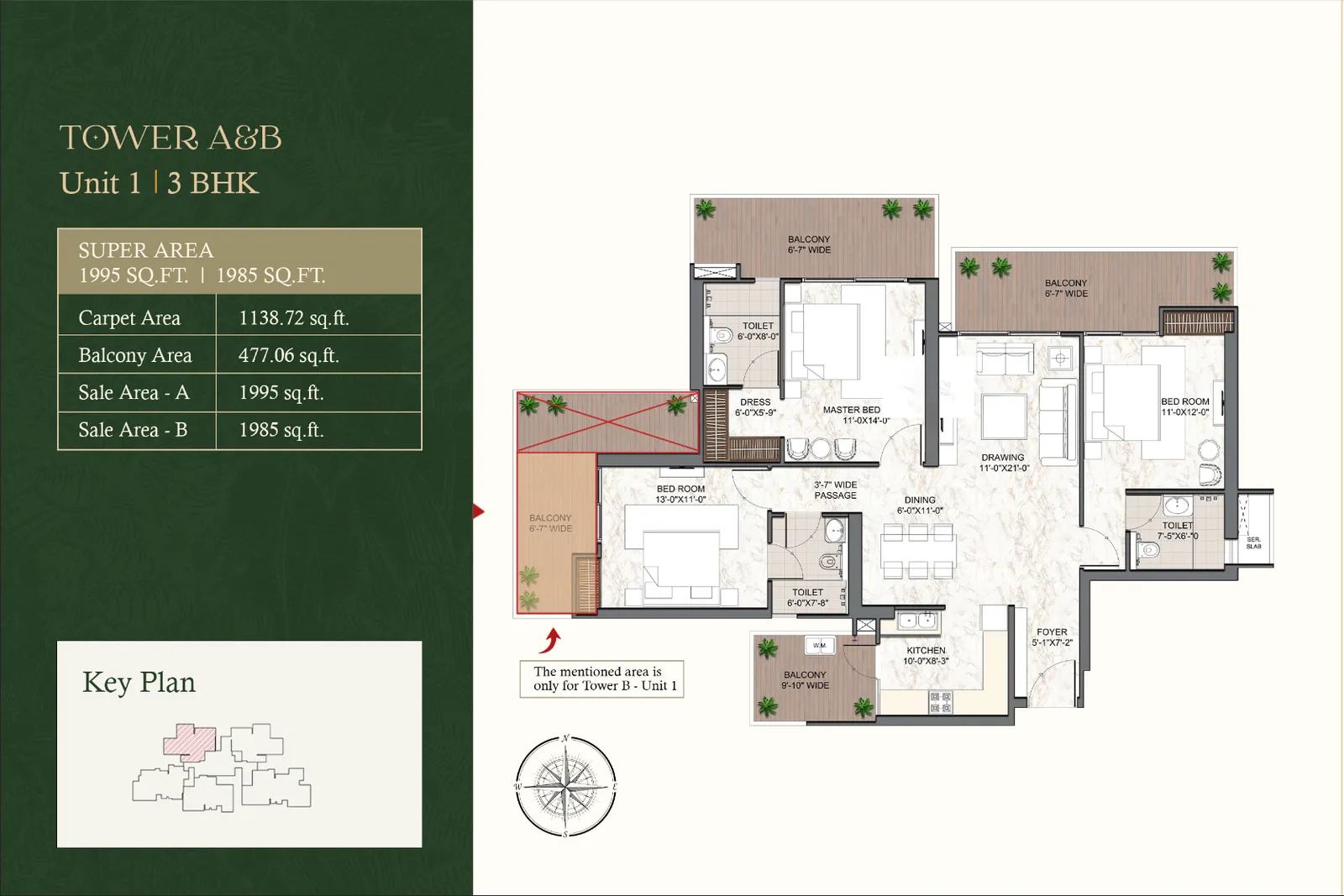 Unit 1 Floor Plan
